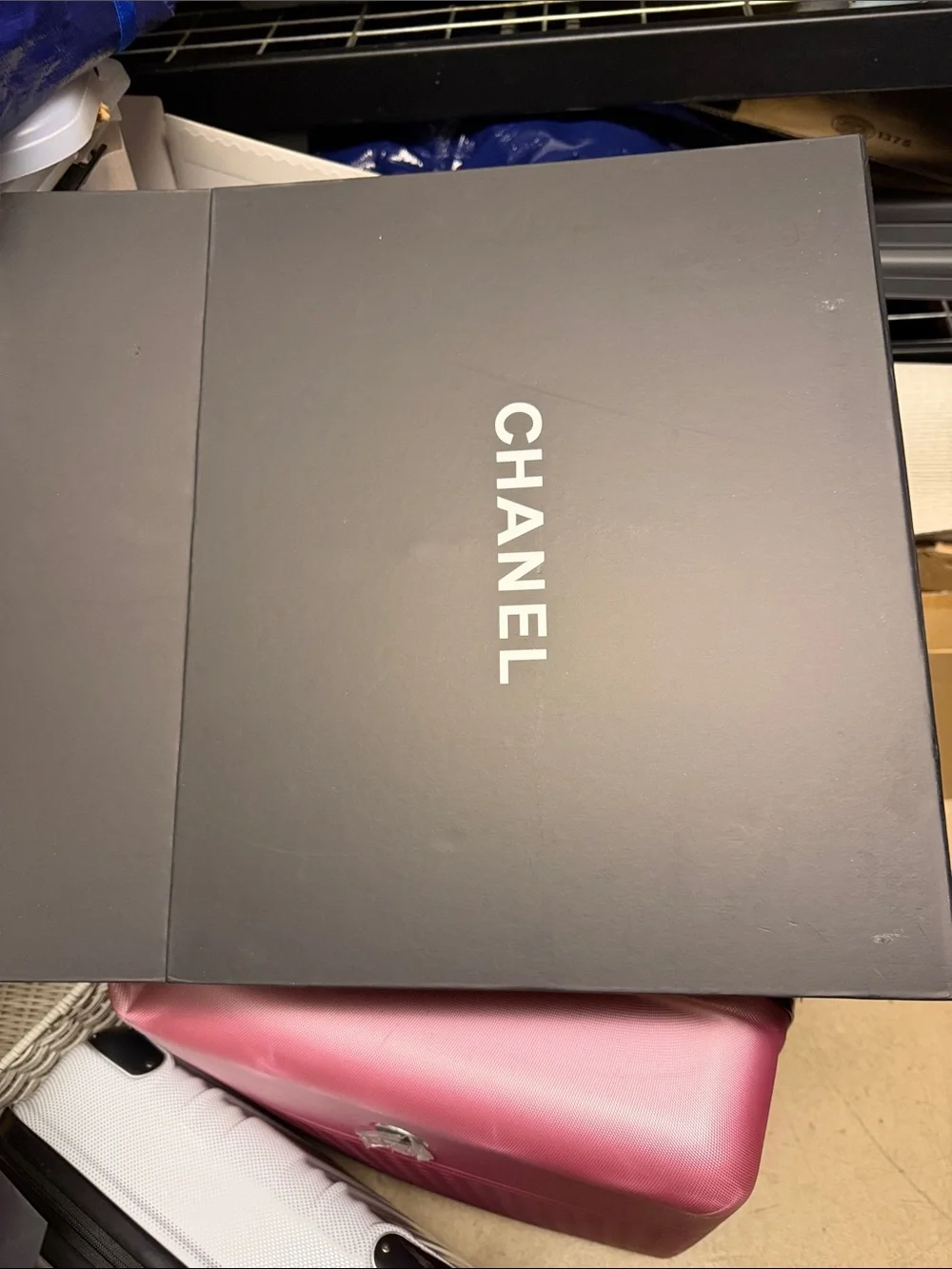 CHANEL Black and White Logo Wall Art Print